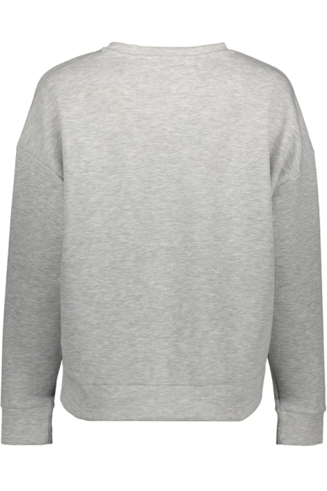 Vila grijze dames sweater | Achteraanzicht