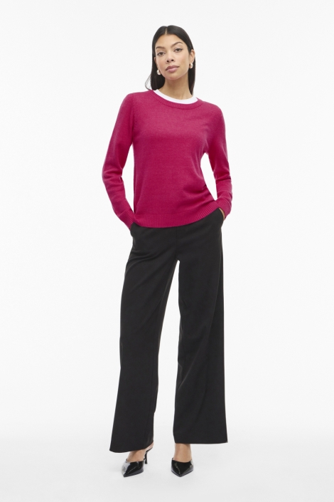 Vila roze dames trui | Model