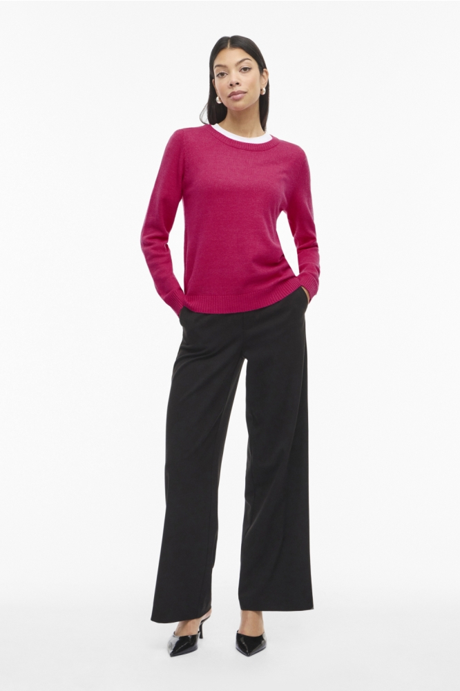 Vila roze dames trui | Model