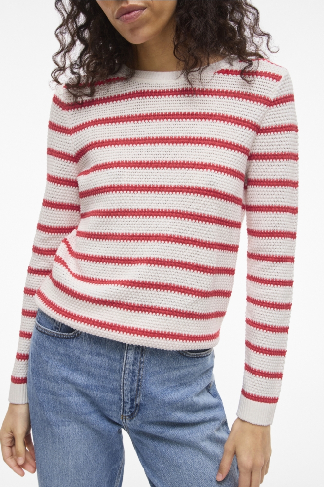 Vila witte dames trui | Close up