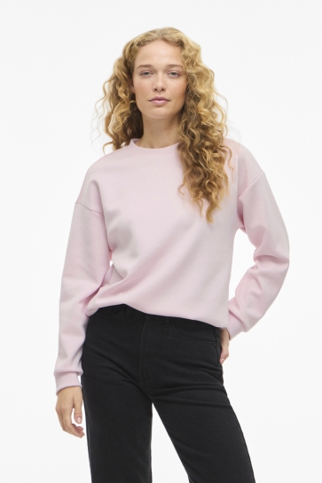 Vila visandy l/s sweat top - noos Roze