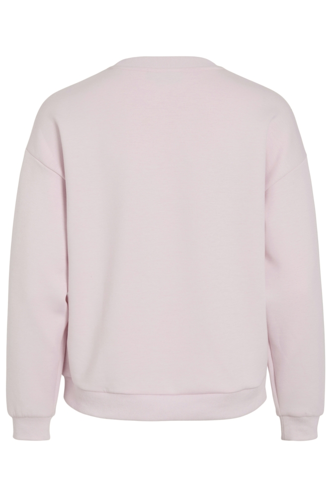 Vila roze dames sweater | Achteraanzicht