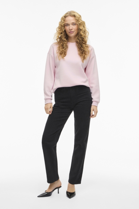 Vila roze dames sweater | Model