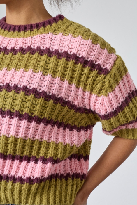 SisterS point groene dames trui | Close up