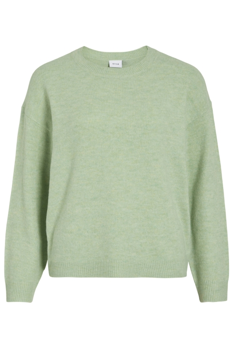 Vila groene dames trui | Vooraanzicht