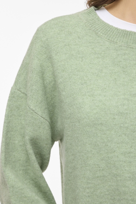 Vila groene dames trui | Kleurstaal