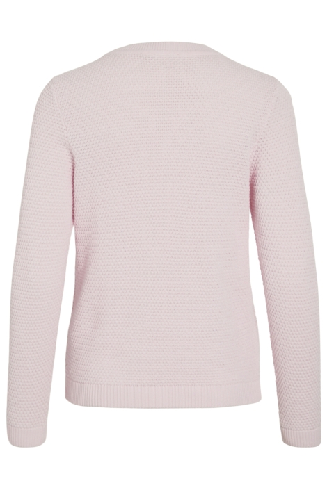 Vila roze dames trui | Achteraanzicht