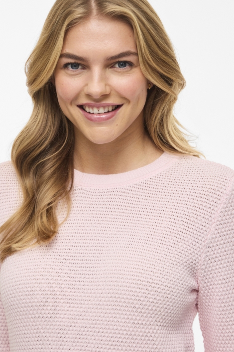 Vila roze dames trui | Close up