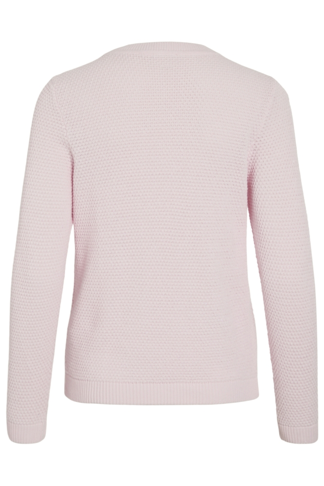 Vila roze dames trui | Achteraanzicht