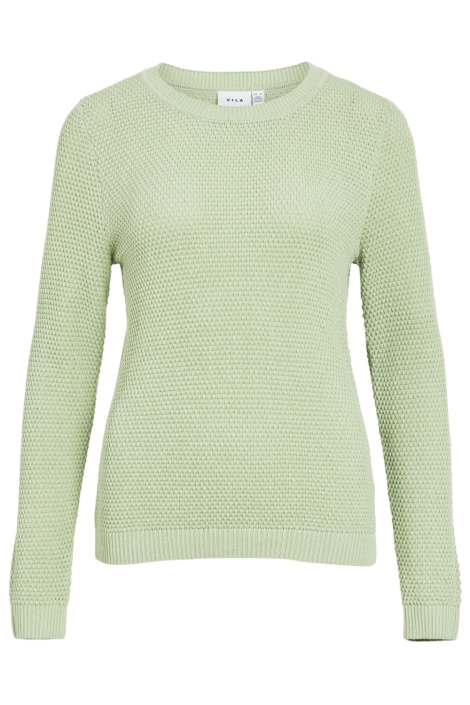 Vila groene dames trui | Vooraanzicht