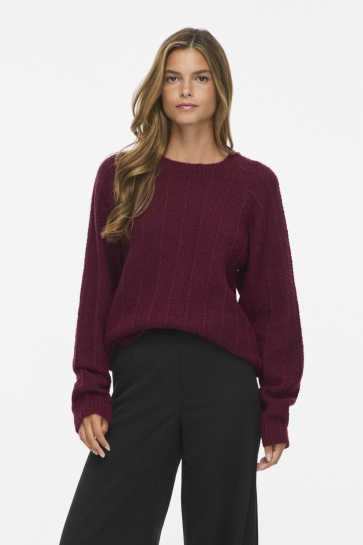 Vila Trui VITULI O-NECK L/S KNIT TOP/PB 14116176 Port Royal