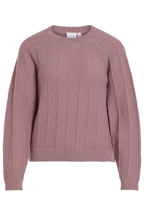 Vila roze dames trui | Vooraanzicht