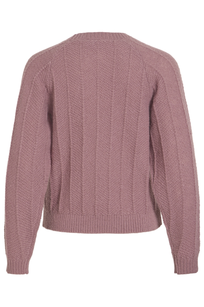 Vila roze dames trui | Achteraanzicht