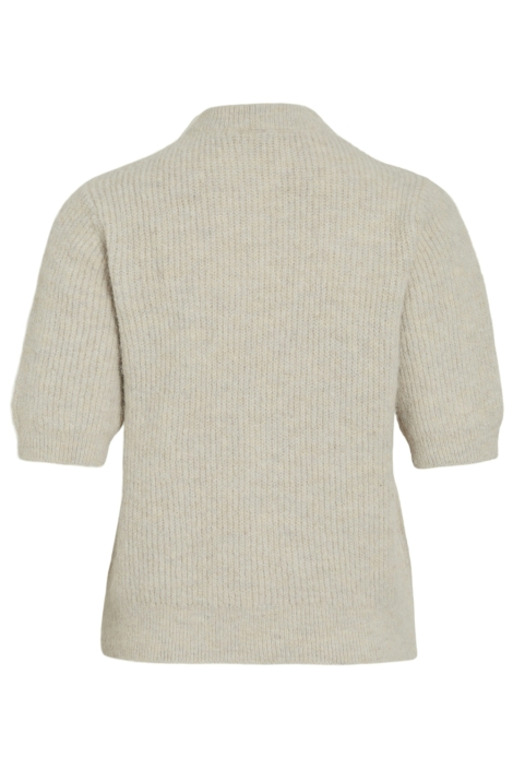 Vila beige dames trui | Achteraanzicht