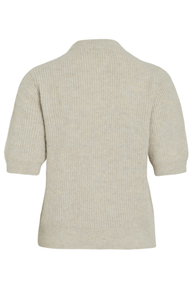 Vila beige dames trui | Achteraanzicht