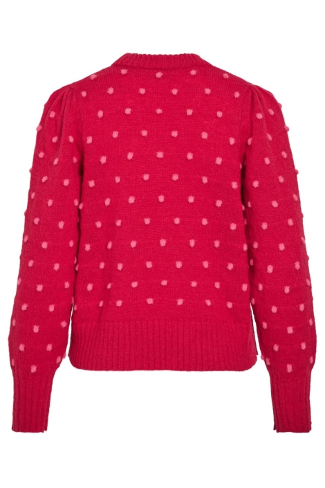 Vila rode dames trui | Achteraanzicht