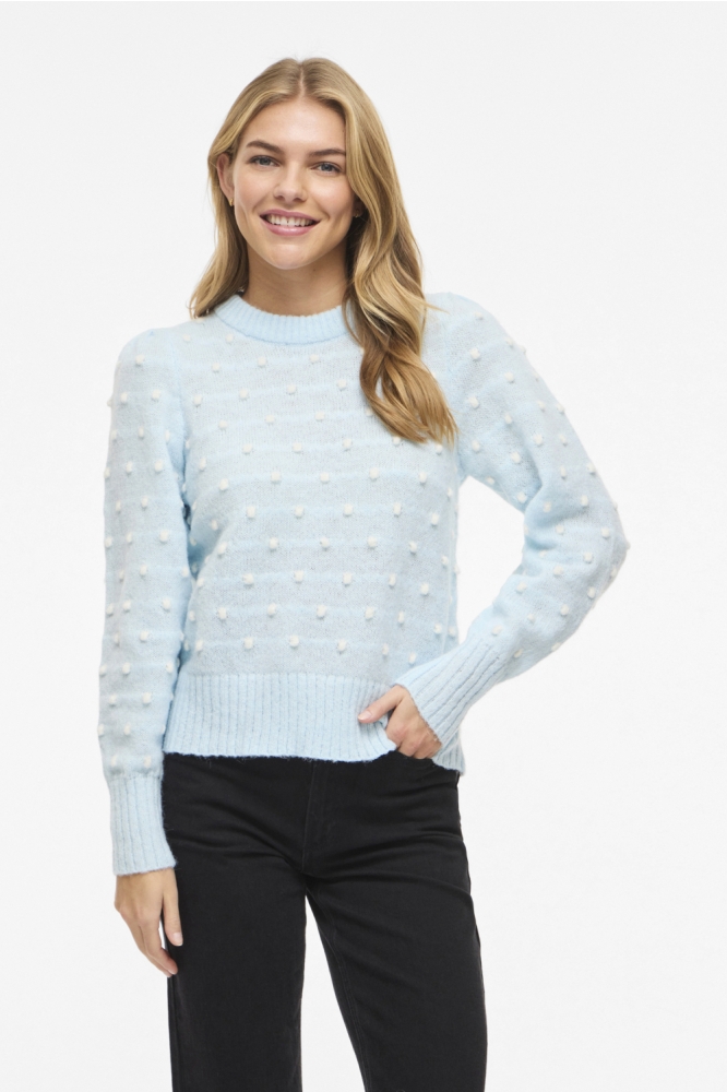 Vila blauwe dames trui | Model