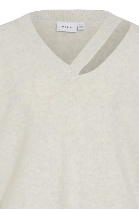 Vila beige dames trui | Close up