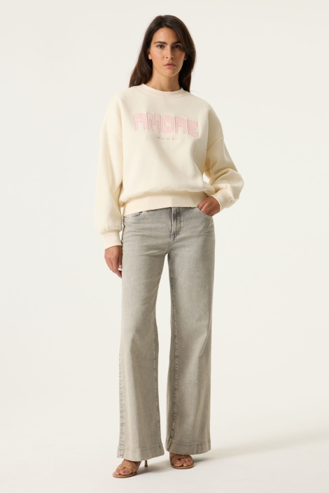 Garcia beige dames sweater | Model