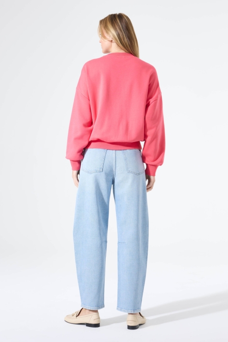 Garcia roze dames sweater | Model