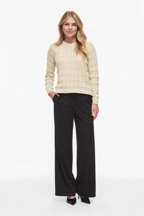 Vila beige dames trui | Model
