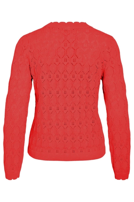 Vila rode dames trui | Achteraanzicht