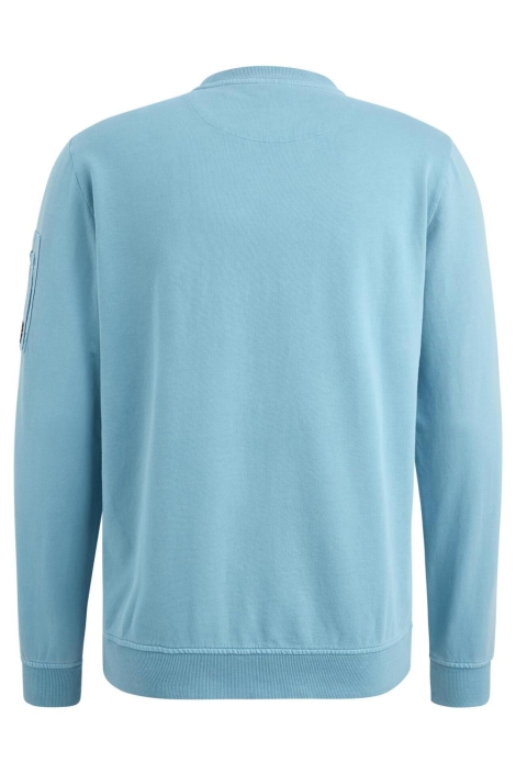 PME legend blauwe heren sweater | Achteraanzicht