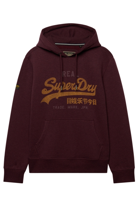 Superdry bordeaux heren sweater | Vooraanzicht