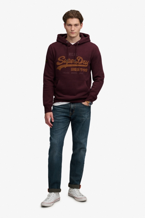 Superdry bordeaux heren sweater | Model