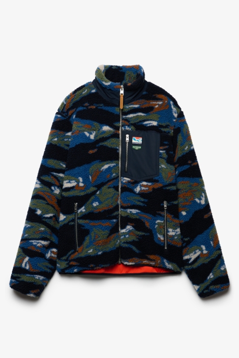 Superdry blauwe heren jas | Vooraanzicht