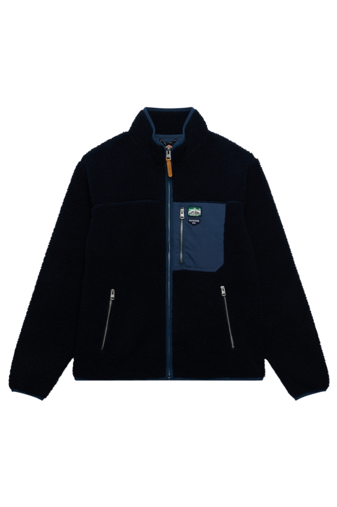 Superdry blauwe heren vest | Vooraanzicht
