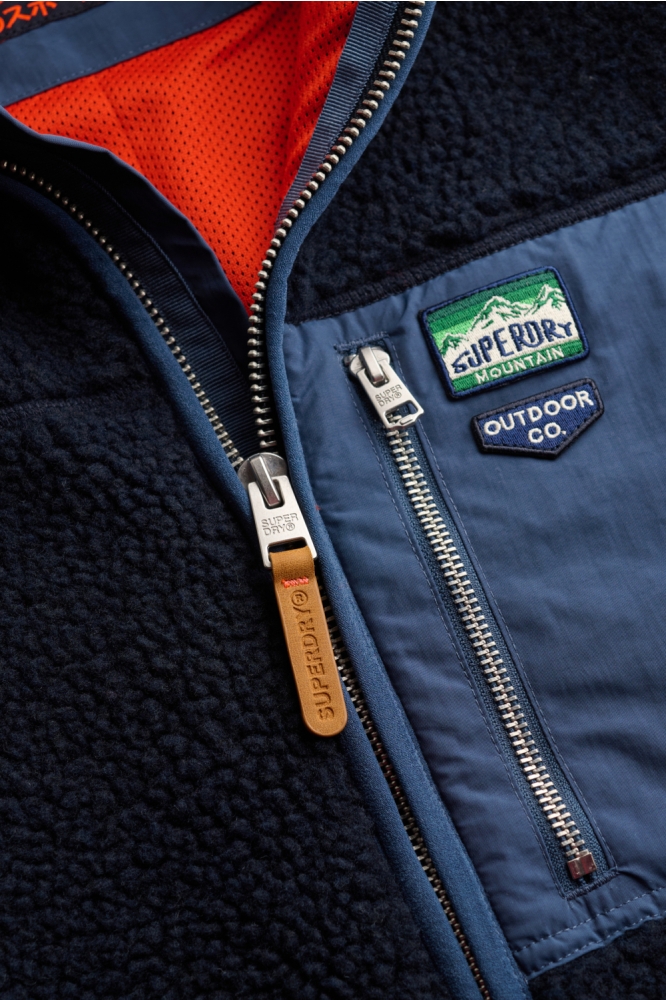 Superdry blauwe heren vest | Kleurstaal
