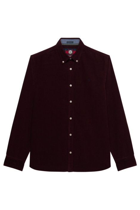 Superdry bordeaux heren overhemd | Vooraanzicht
