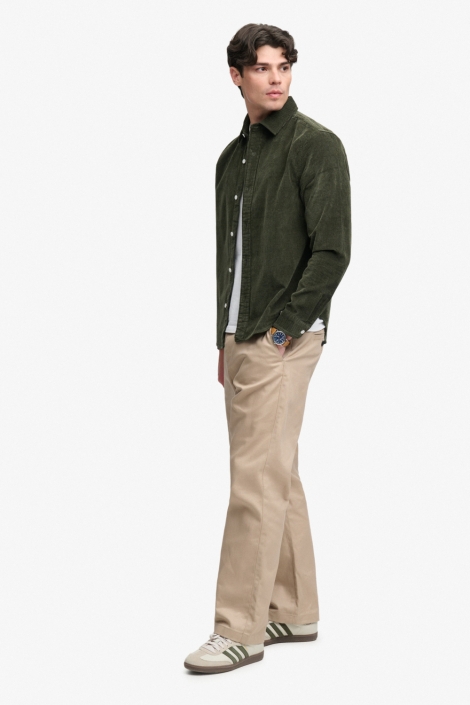 Superdry groene heren overhemd | Model