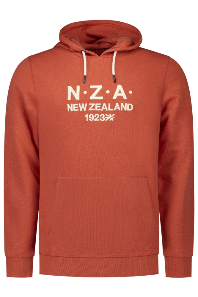 NZA oranje heren sweater | Vooraanzicht