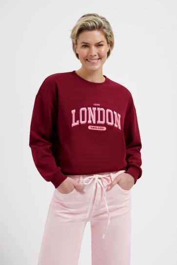 Lady Day l25 301 3044 london sweater Bordeaux