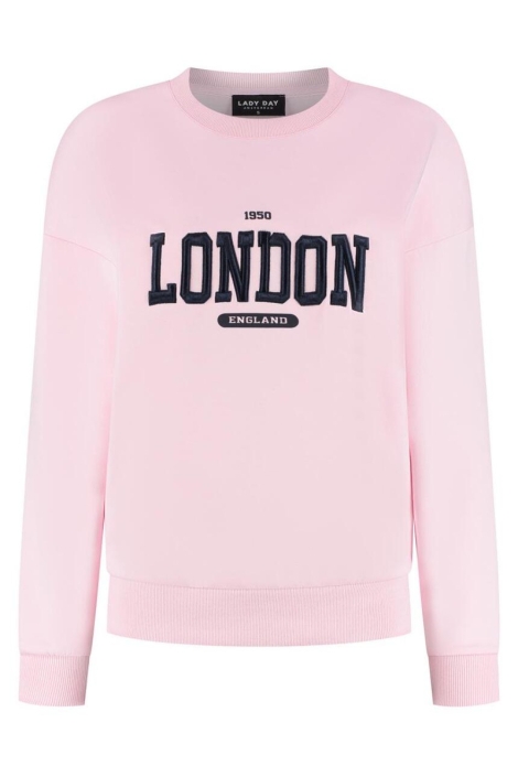 Lady Day roze dames sweater | Vooraanzicht