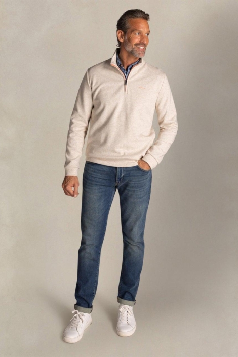 NZA beige heren trui | Model