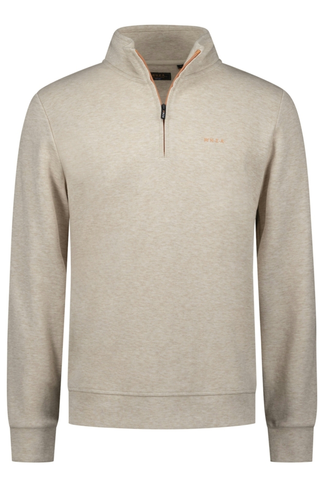NZA beige heren trui | Vooraanzicht