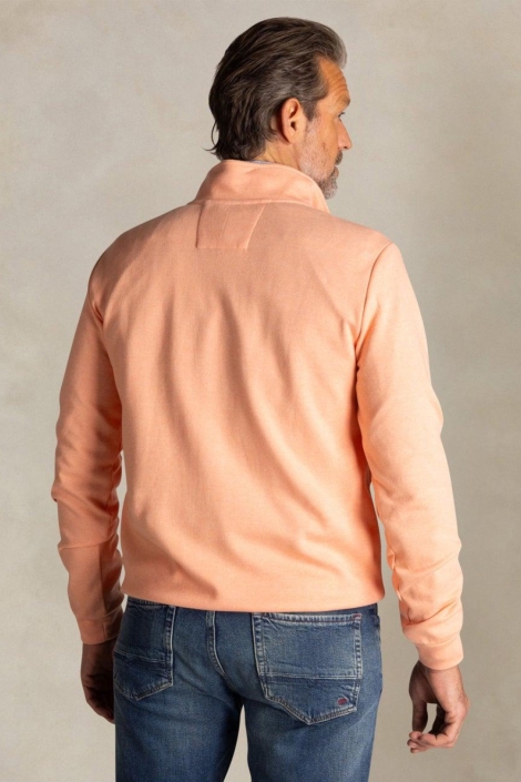 NZA oranje heren trui | Model achteraanzicht