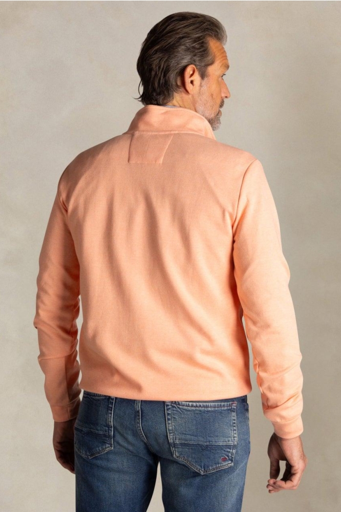 NZA oranje heren trui | Model achteraanzicht