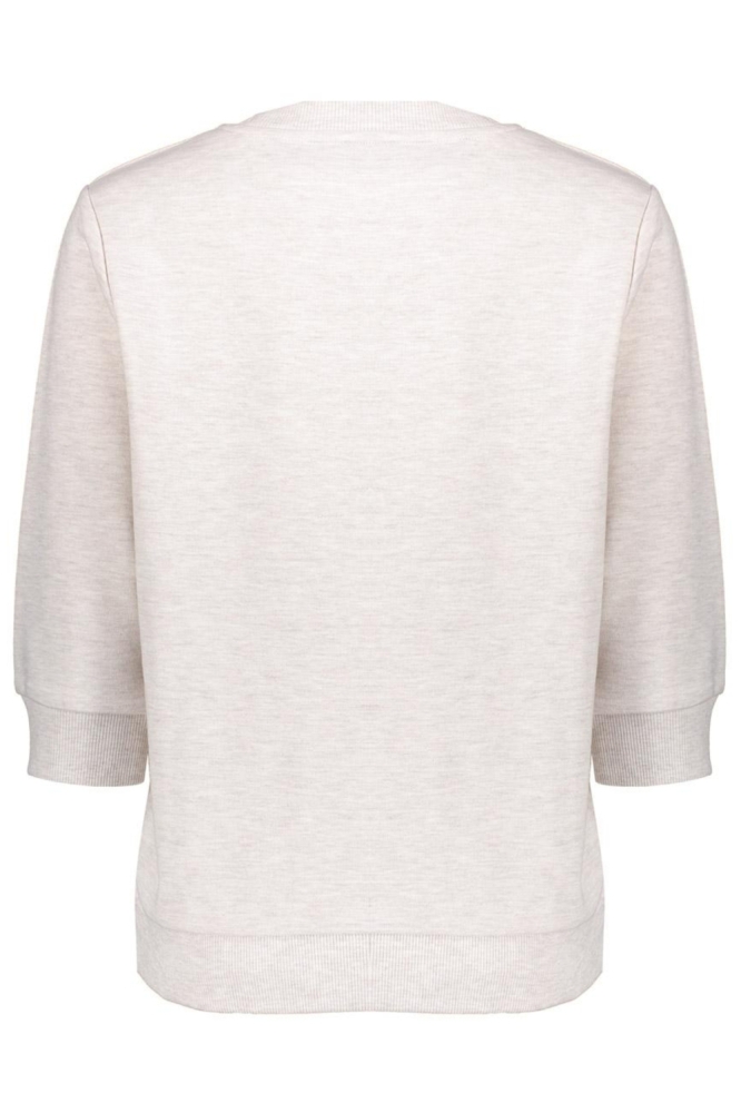 Geisha beige dames sweater | Achteraanzicht