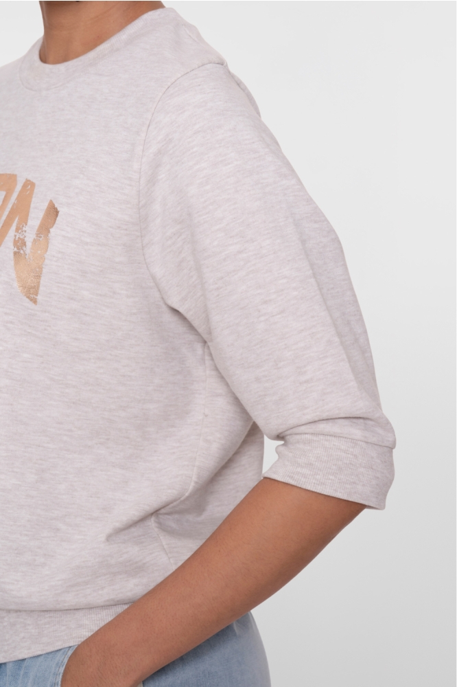 Geisha beige dames sweater | Close up