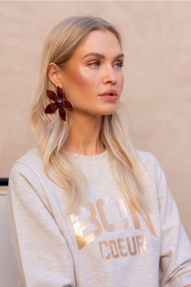 Geisha beige dames sweater | Sfeerbeeld, In situatie