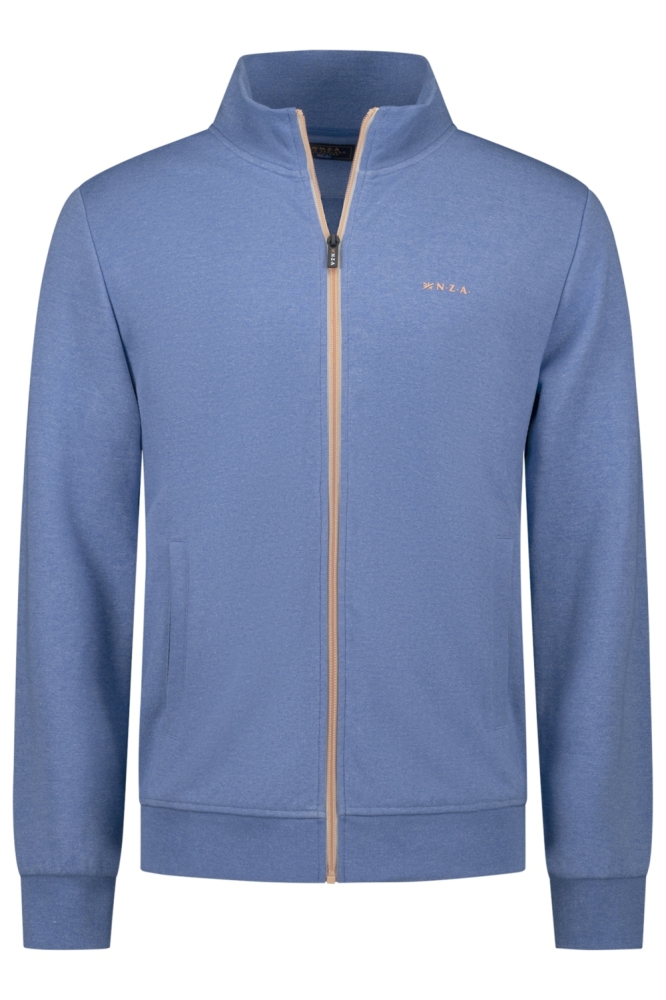 NZA blauwe heren vest | Vooraanzicht