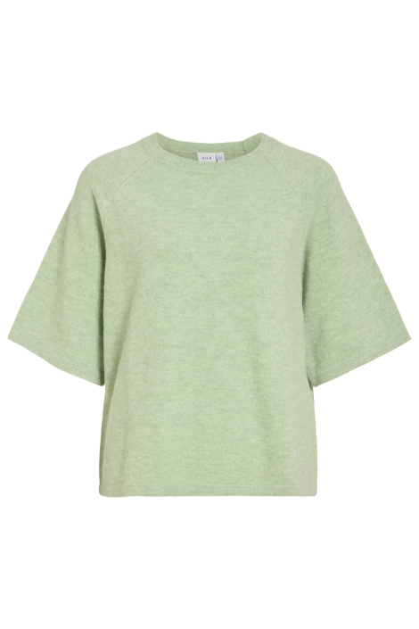 Vila groene dames trui | Model vooraanzicht