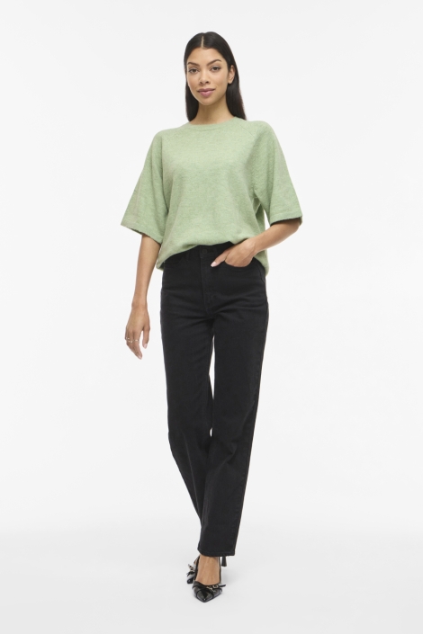 Vila groene dames trui | Model