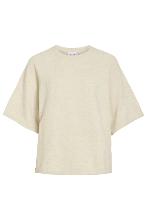 Vila beige dames trui | Vooraanzicht