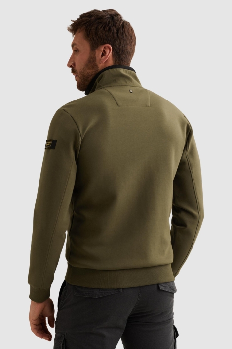 PME legend groene heren vest | Model achteraanzicht
