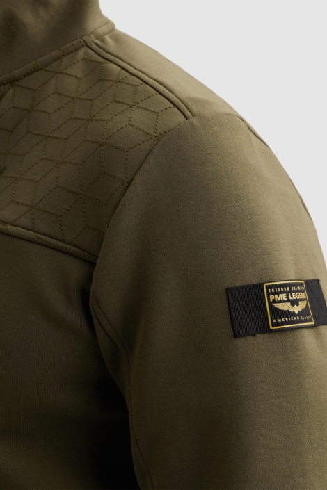 PME legend groene heren vest | Close up